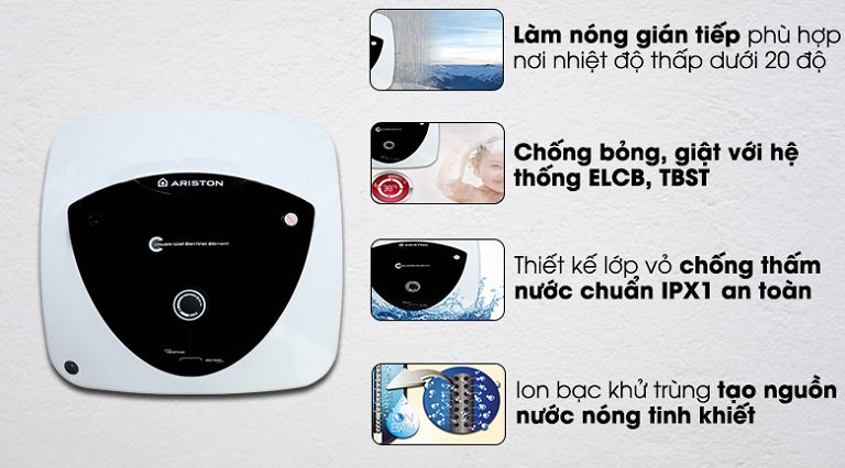 Những lưu ý khi sử dụng bình nóng lạnh Ariston mini