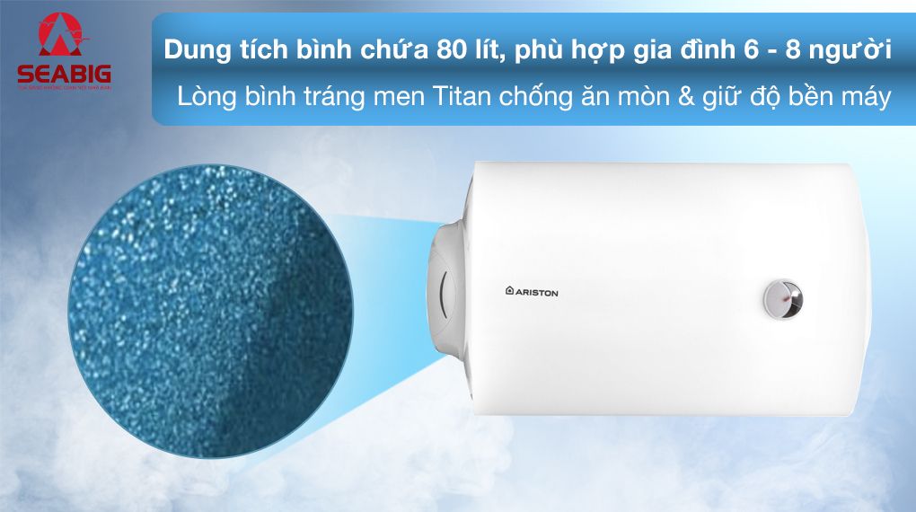 Bình nóng lạnh 80 Lít